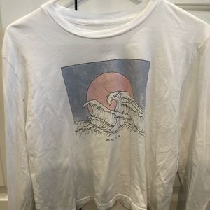 long sleeve wave top